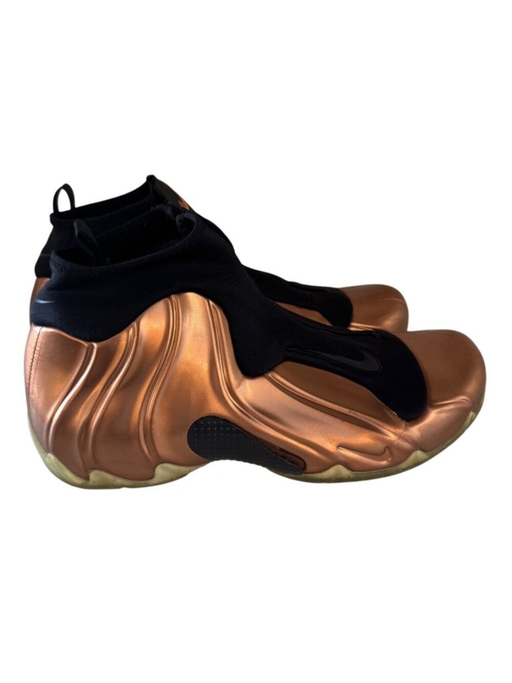 Nike Air Flightposite 1 Copper Mens Basketball Shoes Size 13 Foamposite